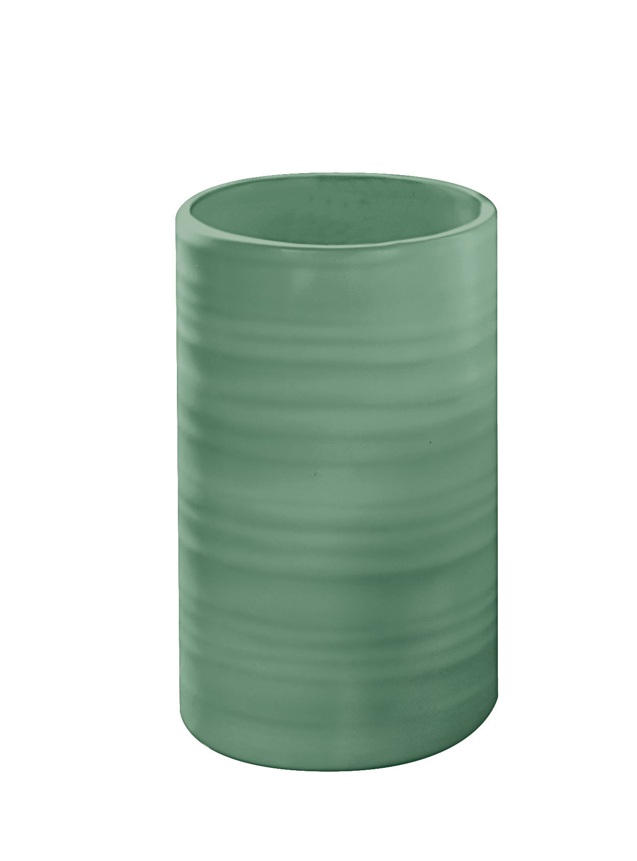Poza Suport pentru periuta de dinti Kleine Wolke Sahara verde menta ceramica 3x11cm cod 34272